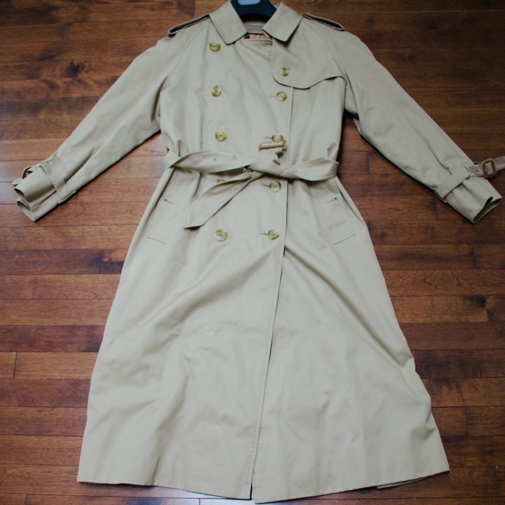 Burberry long trench coat